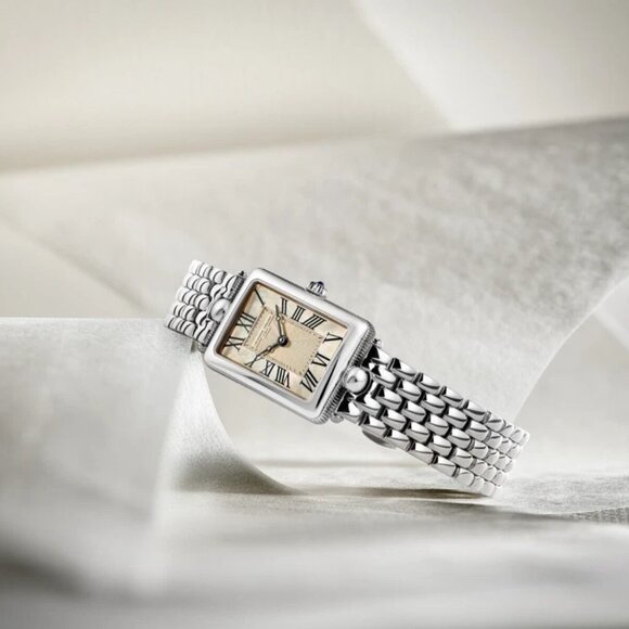 Frederique Constant Women's Classic Quartz Silver Watch 28 MM FC-200MPTAN2AC6B - Picture 2 of 5